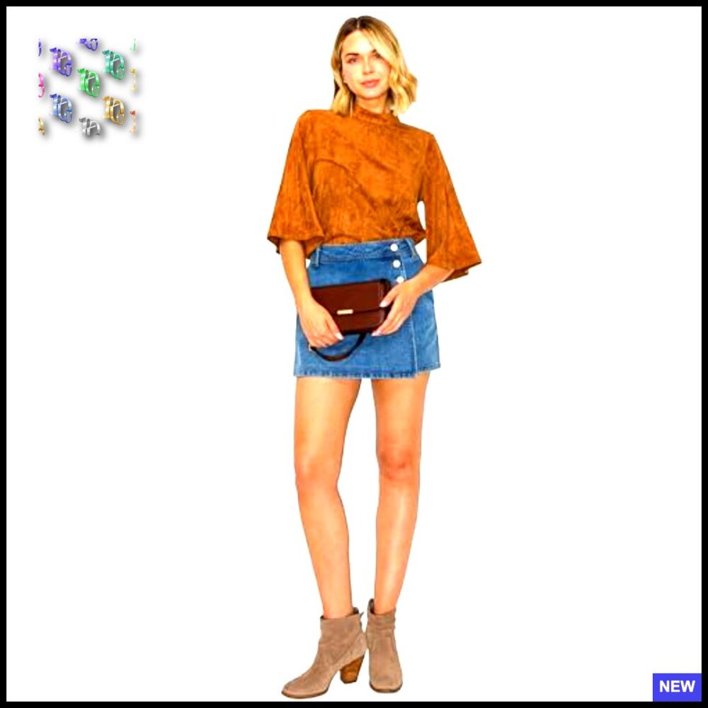 Mini Rectangular Flap Purse Classic Chic Underarm… - image 2